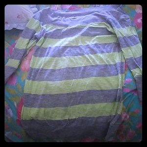 yellow and grey shirt